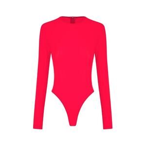 Alex Perry Ryder Long Sleeve Bodysuit Pink - AU 4/US 0